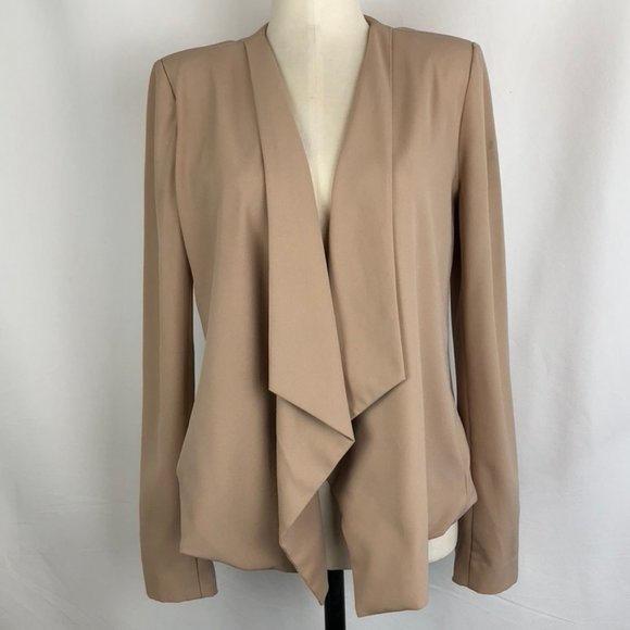 Love Tree No Closure Draped Jacket with Pockets